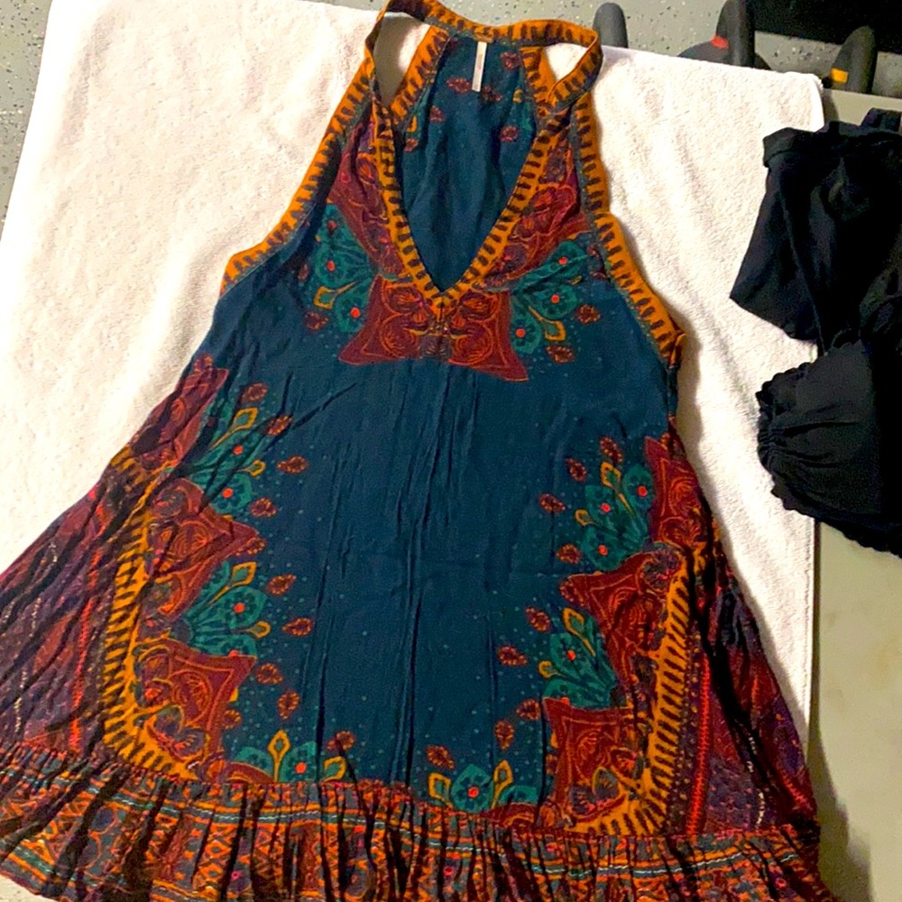 Mini Free People boho dress Extra Small